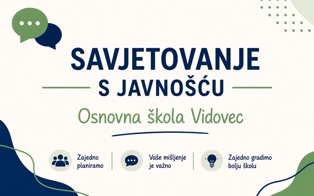 Prethodno savjetovanje s javnošću vezano uz donošenje “Pravilnika o provedbi postupaka jednostavne nabave.”